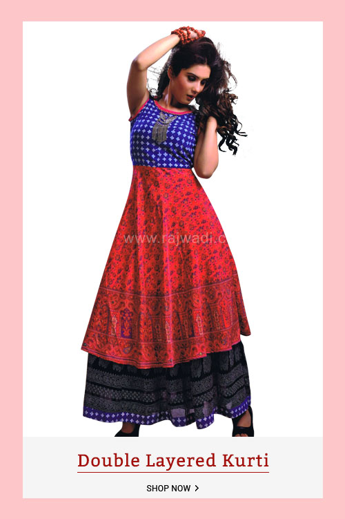 double layered kurtis