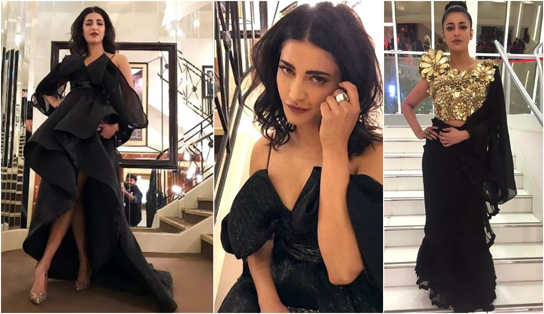 Shruti Haasan Cannes look 2017