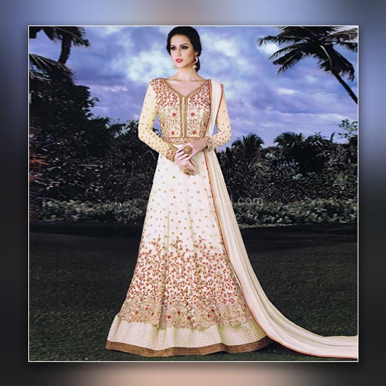 Empire Line Anarkali Dress
