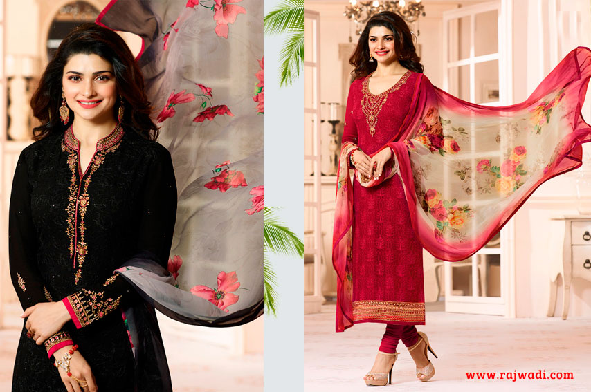 Printed Dupatta Dress