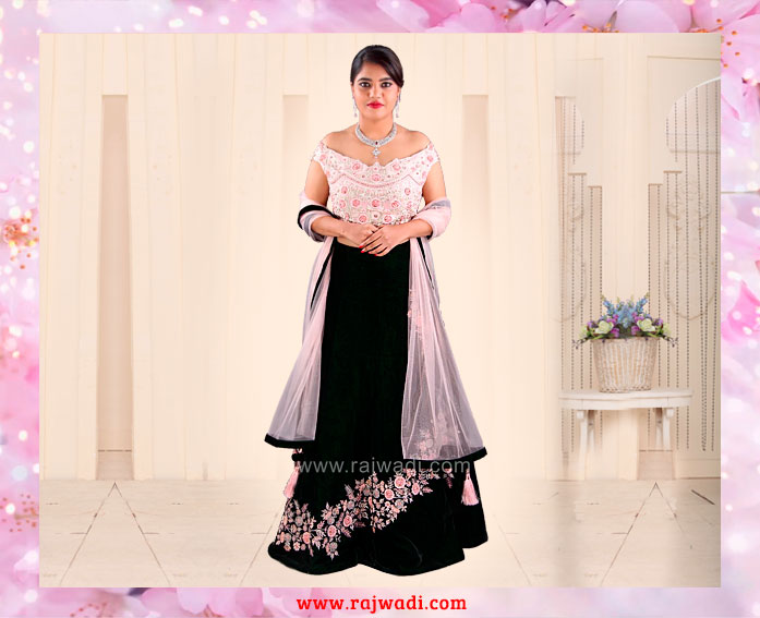 Off_shoulder_lehenga_choli