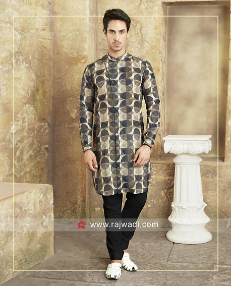 Attractive Long Sleeve Pathani Suit