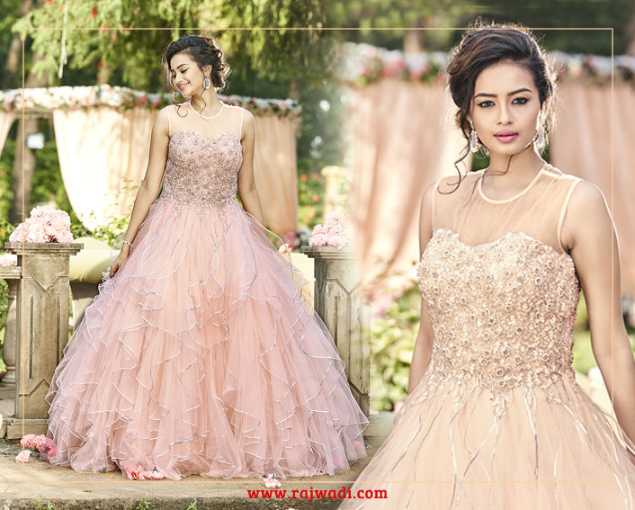 Pink_Bridal_Gown